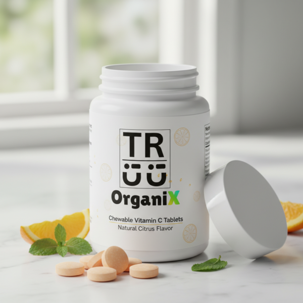 Chewable Vitamin C Tablets with Natural Citrus Flavor