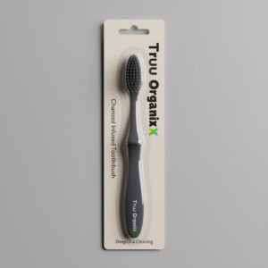 Charcoal Infused Toothbrush for Deep Oral Cleaning