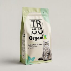 Indoor Cat Dry Food with Balanced Recipe for Adult Cats