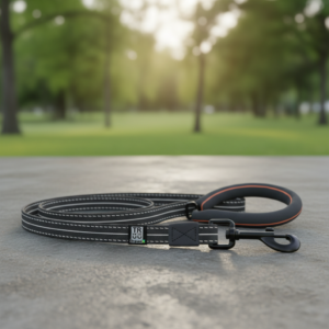 Reflective Dog Leash with Comfortable Handle for Safe Walks