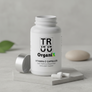 Vitamin C Capsules with Antioxidant Support for Daily Wellness