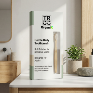 Gentle Daily Toothbrush with Soft Bristles for Sensitive Gums