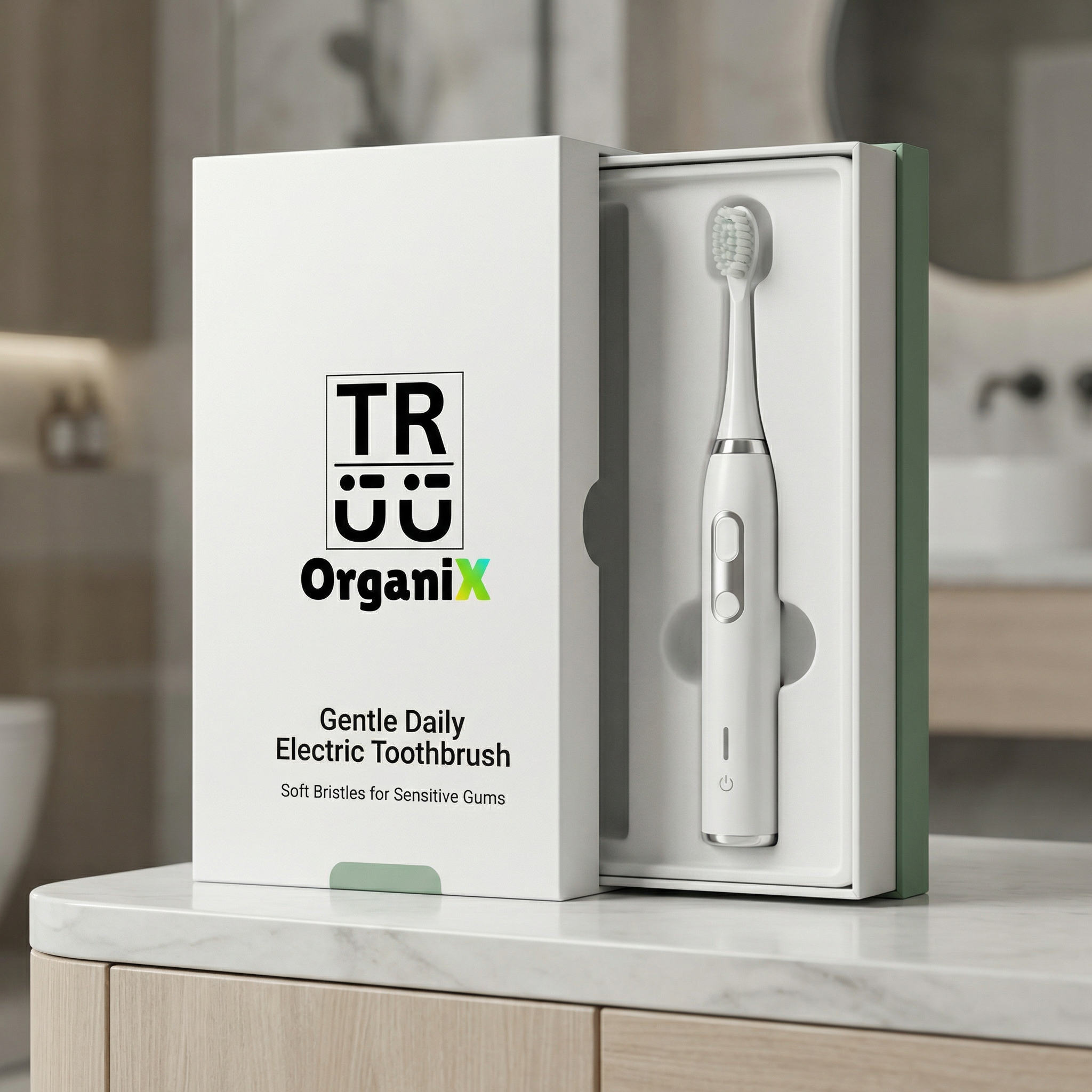 Rechargeable Electric Toothbrush with Multiple Cleaning Modes