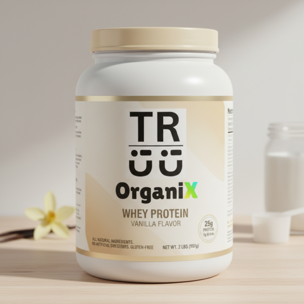 Whey Protein Powder with Vanilla Flavor for Everyday Protein Intake