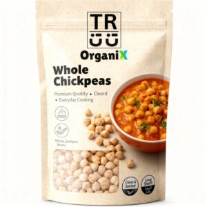 Whole Chickpeas Premium Quality for Home Cooking - 1 kg Pack